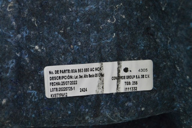 80A863880ACHCK Облицовка багажного отсека правая купить Чернигов
