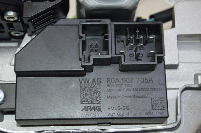 Электронный модуль рулевой колонки 80A907705A VAG