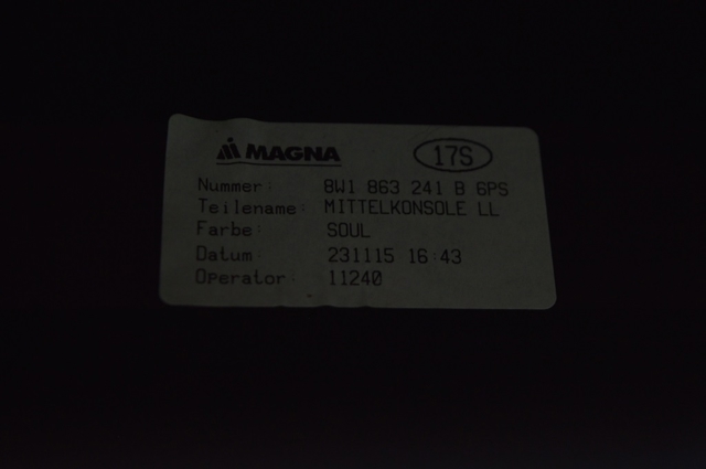 8W0864207H38M VAG Кронштейн подлокотника купить в Украина