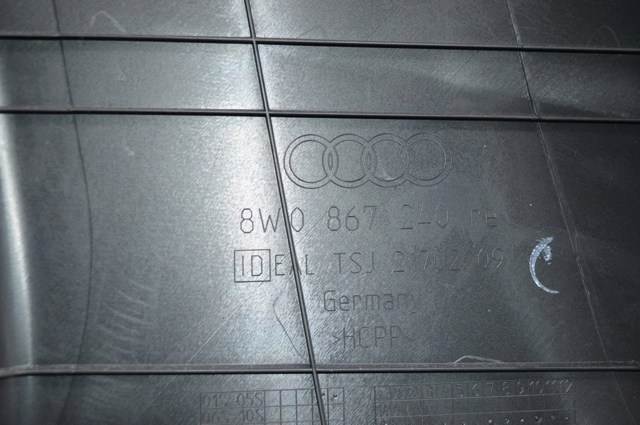 8W0867240A4PK Обшивка стойки кузова внутренняя средняя нижняя правая купить Каменское