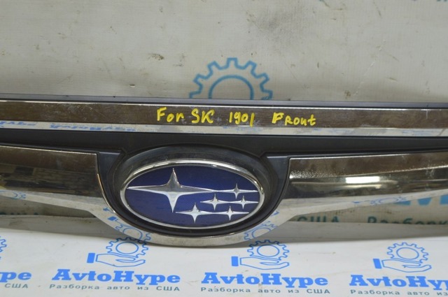 Молдинг решетки радиатора, верхний 91121SJ010 SUBARU