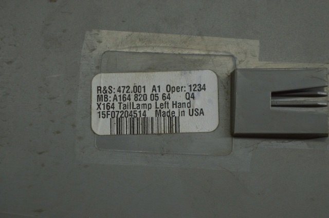 A1648200564 MERCEDES Фонарь задний левый купить в Чернигов
