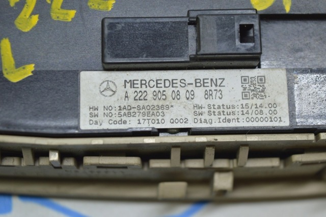 22290508097H52 MERCEDES Кнопочный блок управления стеклоподъемником передний левый купить в Житомир