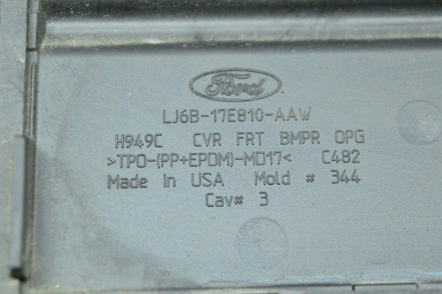 Бампер передний, нижняя часть LJ6Z17D957A FORD