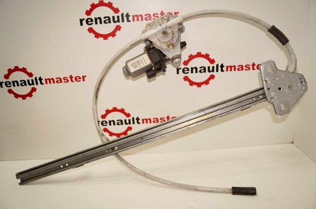 Склопідйомник механічний лівий renault master (movano,interstar) 1998-2010, 7700351293 б/в 7700351293