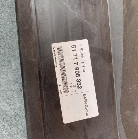 BMW 51717905332 Защита бампера переднего в наличии Павлоград