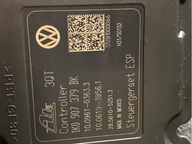 VAG 1K0614517EA Блок управления АБС (ABS) гидравлический в наличии Павлоград
