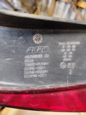 FIAT 46758985 Задний фонарь в наличии Винница