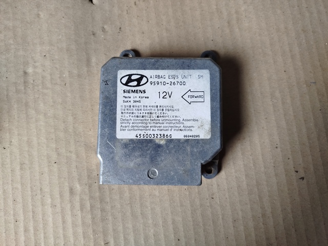 9591026700 HYUNDAI Модуль-процессор управления подушкой безопасности (ЭБУ AIRBAG) купить в Днепр