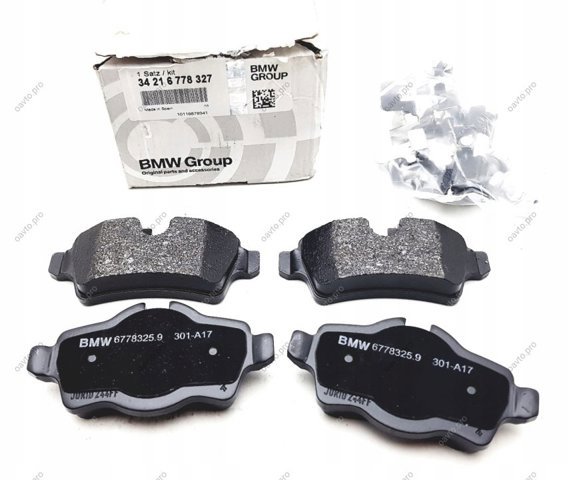 Колодки дисковые  34216778327 BMW