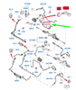 Шланг ГУР, высокого давления рейки руля Форд Транзит-Коннект TOURNEO