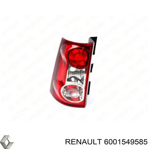6001549585 RENAULT Фонарь задний левый купить в Украина