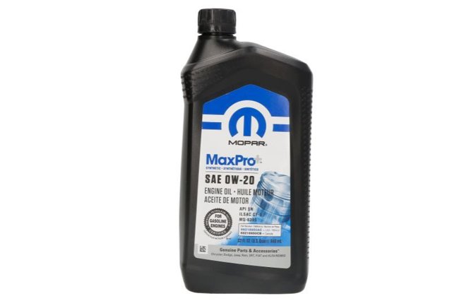 Олива mopar maxpro+ sae 0w-20 engine oil spgf-6a 1qt. можливий самовивіз 68523994AA