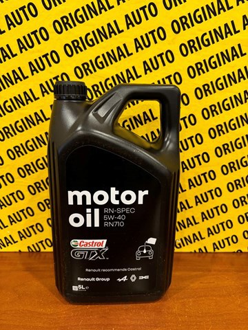 Масло моторное 5w40 renault castrol gtx rn  rn 07.10 4x5l top100