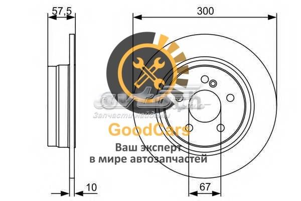 BOSCH 0986479410 Тормозные диски в наличии Каменское