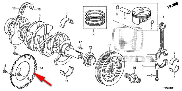 HONDA 13622R60U00 в наличии Кривой Рог