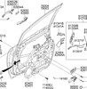 Механизм подъема стекол 824021D011 HYUNDAI