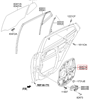 Стеклоподъемник левой задней двери 834712T000 HYUNDAI