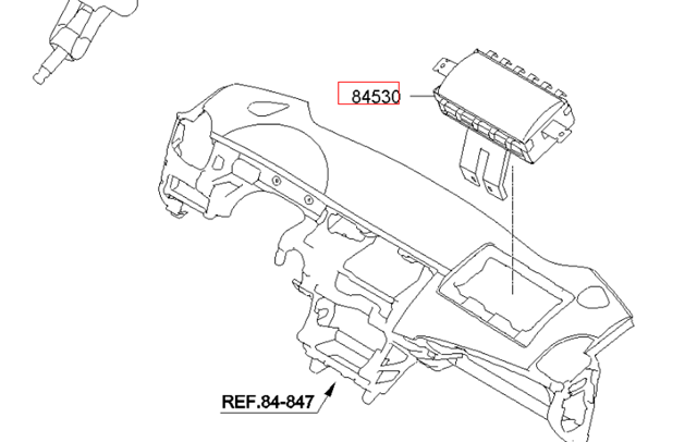 845302T000 HYUNDAI Подушка безопасности пассажира купить в Павлоград