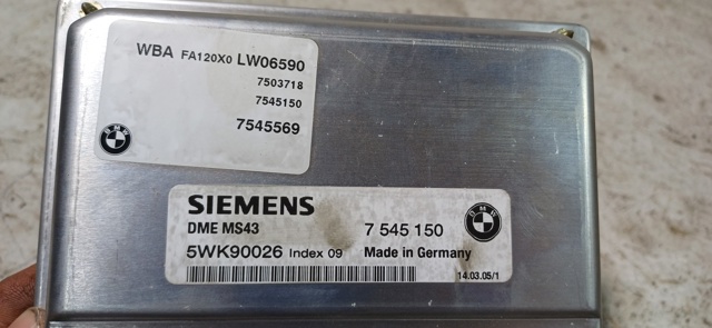12147551616 BMW Модуль управления (ЭБУ) двигателем купить в Черкассы