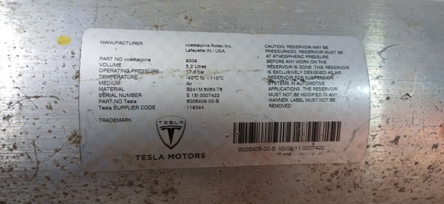 600640800B TESLA Ресивер пневматической системы купить в Чернигов