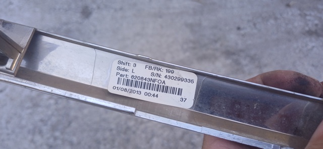 NISSAN 620843NF0A Накладка бампера переднего в наличии Сумы