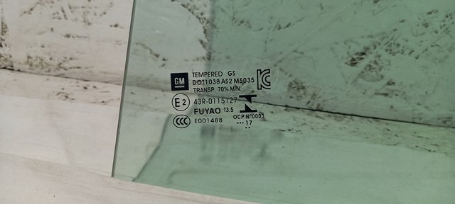 95429588 GM Стекло двери задней левой купить в Украина
