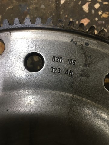VAG 03G105323AH Маховик двигателя в наличии Днепр