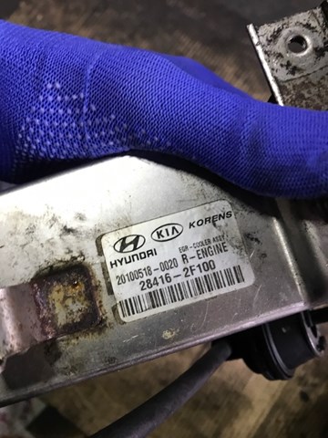 284162F100 HYUNDAI Радиатор системы EGR рециркуляции выхлопных газов купить в Тернополь