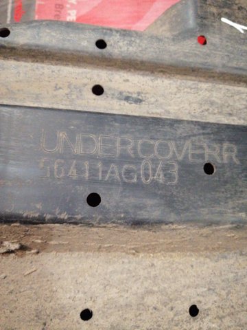 SUBARU 56411AG043 Защита днища правая в наличии Запорожье
