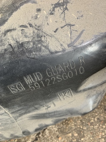 59122SG010 SUBARU Подкрылок задний левый купить в Черкассы