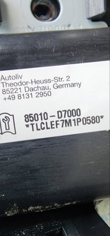 HYUNDAI 85010D7000 Подушка безопасности (AIRBAG) шторка боковая левая в наличии Хмельницкий