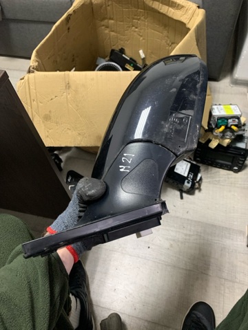 Боковое зеркало заднего вида левое 876103W152 HYUNDAI