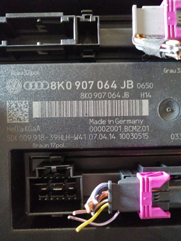 Блок управления комфортом 8K0907064JJ VAG