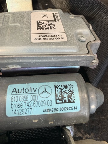 MERCEDES A21286075859C94 Ремень безопасности передний левый в наличии Запорожье