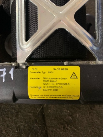 Ремень безопасности задний левый A21286095859C94 MERCEDES