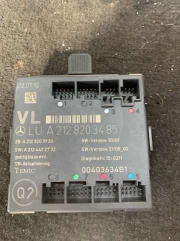 Блок комфорта передней двери A2129004402 MERCEDES