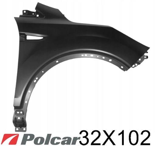 Переднее правое крыло 32X102 POLCAR