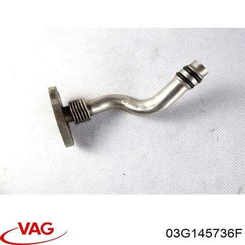 Трубка/шланг отвода масла от турбины 03G145736F VAG
