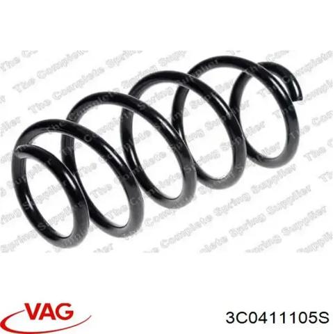 Пружина передняя 3C0411105S VAG
