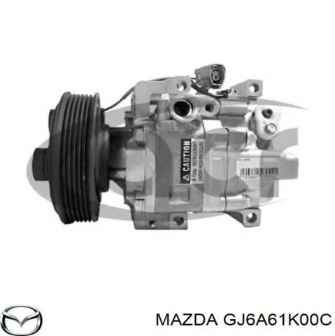 Компрессор системы кондиционирования GJ6A61K00C MAZDA