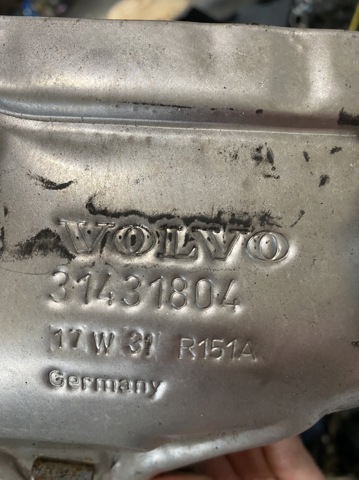 Система выпуска газов двигателя 31431804 VOLVO