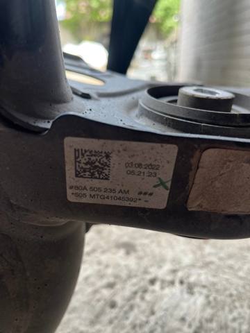 Механизм управления задней оси 80A505235AM VAG
