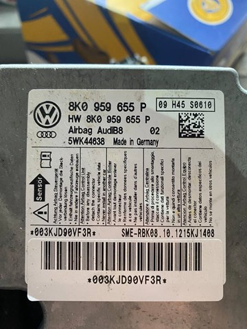 Блок управления airbag 8K0959655P VAG