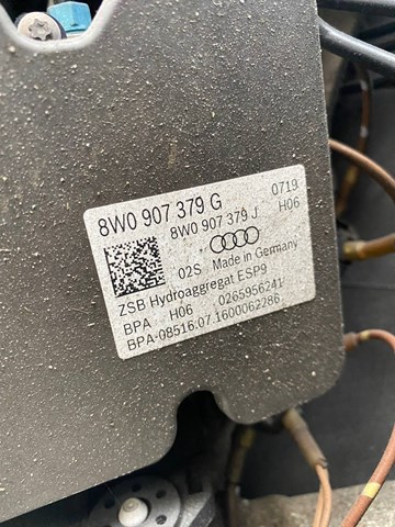 Блок управления ABS 8W0907379G VAG