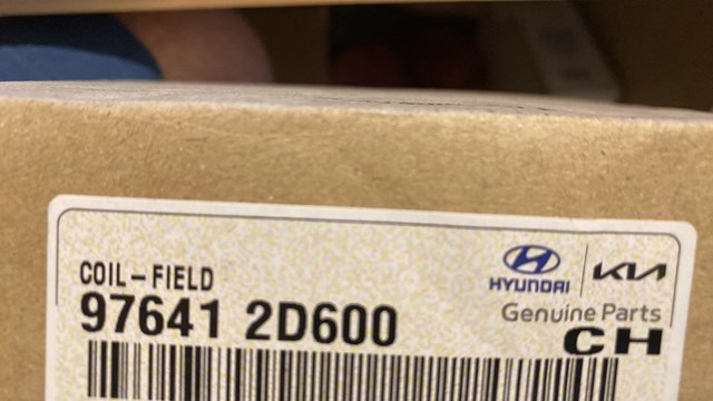 HYUNDAI 976412D600 Муфта (магнитная катушка) компрессора кондиционера в наличии Ровно