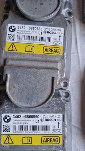 BMW 34526857314 Модуль-процессор управления подушкой безопасности (ЭБУ AIRBAG) в наличии Полтава
