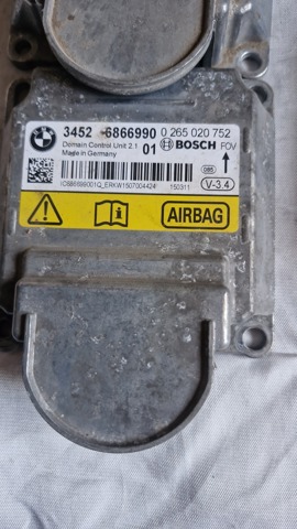 34526857314 BMW Модуль-процессор управления подушкой безопасности (ЭБУ AIRBAG) купить в Харьков