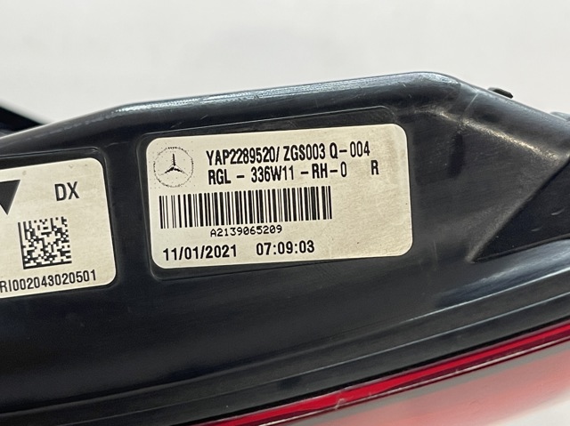 A2139065209 MERCEDES Фонарь задний правый внешний купить в Сумы
