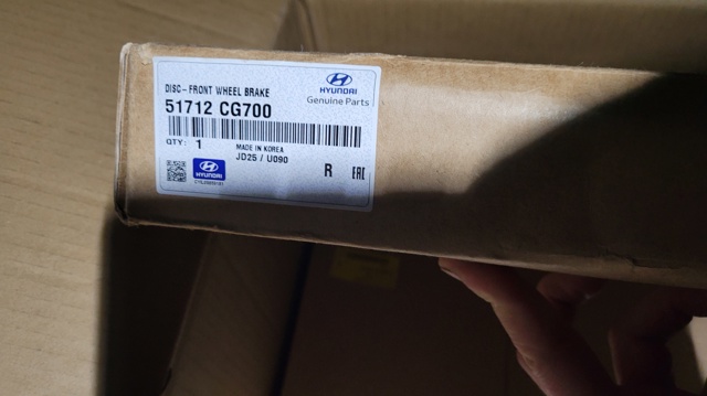 HYUNDAI 51712CG700 Передние тормозные диски в наличии Украина